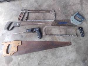 lot 1515 image: Lot of 6 Hand Saws