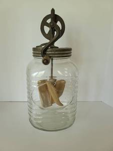 lot 5104 image: Orvus Mason Jar Butter Churn 40H