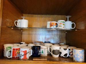 lot 5111 image: Mega Lot of Collectible Coffee Mugs