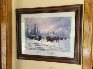 lot 5136 image: Portrait by Larry Fanning with John Muir Quote