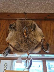 lot 5137 image: Wolf Fur Dreamcatcher