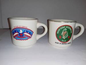 lot 6026 image: Boy Scouts of America Mugs. Camp Naish