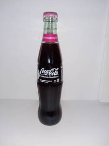 lot 6033 image: 12 Oz. Bottle of Coca-Cola California Raspberry