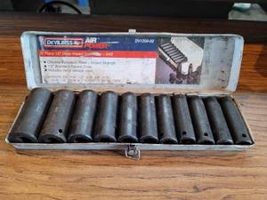 lot 1215 image: Devilbiss Air Power Socket Set