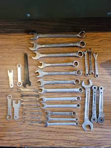 lot 1220 image: Mega Lot of Wrenches - Varies Brands and Sizes See Photos