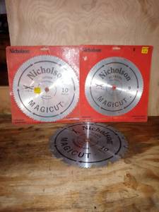lot 1624 image: Lot Of 3 Nicholson Magicut Blades For Large Jobs