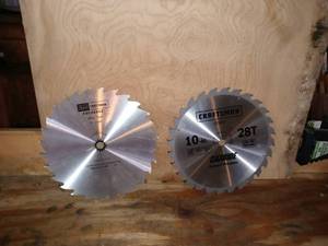lot 1625 image: Lot Of 2 Craftsman Saw Blades