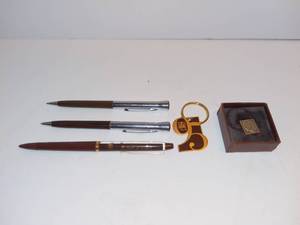 lot 2745 image: UPS Pens Keychain and Pin