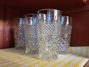 lot 3082 image: Lot of 6 Anchor Hocking Wexford Ice Tea Glasses