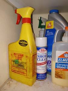 lot 7012 image: Mega Shelf Lot Of Household Cleaners,Polishes And More
