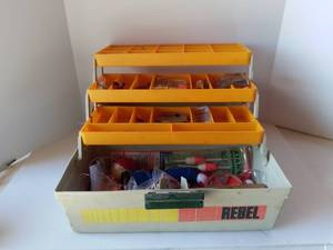 lot 1549 image: Rebel Tackle Box With Contents