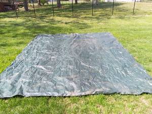 lot 1582 image: 160 x 138 Inch Green Tarp