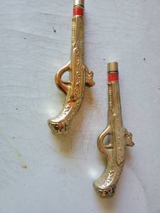 lot 1024 image: Avon Cologne Gun Vintage Empty Dueling Pistol Bottle Men Revolver Glass