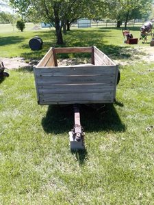 lot 1017 image: DIY 8 ft X 4 ft. Tilt Bed Utility Trailer