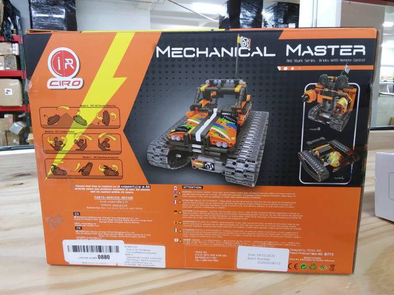 CIRO 3 in 1 Mechanical Master B773 RC Tank Building STEM Toys Kits