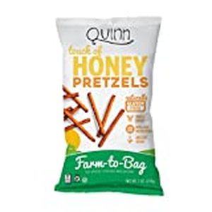 lot 9391 image: QUINN, GLUTEN FREE PRETZELS, HONEY, Pack of 8