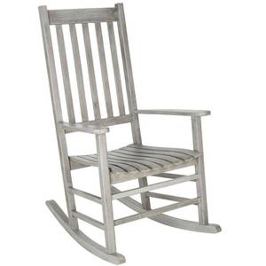 lot 9392 image: Shasta Rocking Chair Gray Wash - Safavieh