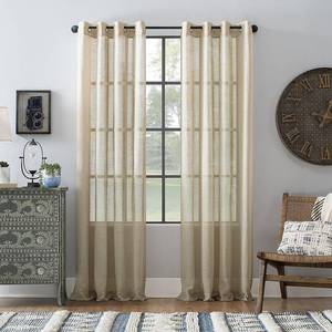 lot 9412 image: Archaeo Textured Linen 52 x 95 Curtain (Set Of 2)