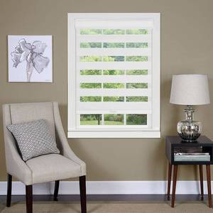lot 3572 image: Achim Cordless Celestial Sheer Light Filtering Double Layered Shade