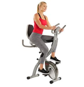lot 8801 image: Sunny Health &amp Fitness Comfort XL Folding Exercise Bike