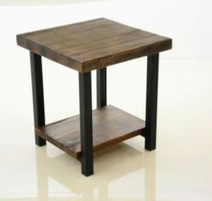 lot 8814 image: Casainc Carolina Hurricanes Brown Wood End Table