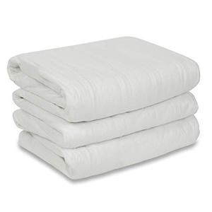 lot 25744 image: Sunbeam Heated Mattress Pad  Polyester, 10 Heat Settings , White , Queen - MSU1GQS-N000-11A00