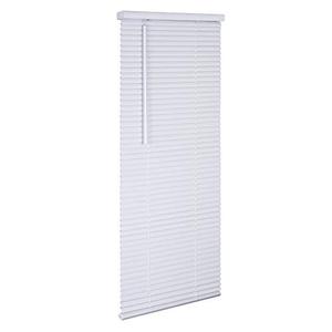 lot 25760 image: LOTUS & WINDOWARE 1 Cordless Vinyl Mini Blind, 28 x 84, White