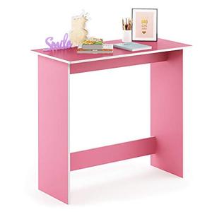 lot 47716 image: FURINNO Simplistic Study Table, Pink
