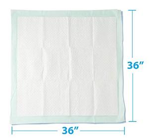 lot 47746 image: Medline - MSC282070LB Heavy Absorbency Underpads, 36 x 36 Quilted Fluff and Polymer Disposable Underpad, 50 Per Case, Great Protection as Bed Pads and Pee Pads