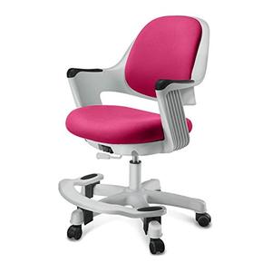 lot 47797 image: SitRite Ergonomic Kids Desk Chair Children Study Student Computer Home School Office Height Control Easy to Assemble (Rosie Pink, Swivel) RETAILS FOR $180