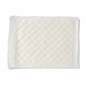 lot 47821 image: Medline - MSC280914 Heavy Absorbency 9 x 14 Quilted Fluff and Polymer Disposable Underpad, Great For Baby and Surfaces, 600 Per Case