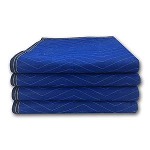 lot 47864 image: uBoxes Pro Economy Moving Blankets (4 Pack) 35lbsdoz 2.92lbea 72x80 Blue