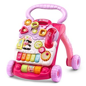 lot 47873 image: VTech Sit-to-Stand Learning Walker (Frustration Free Packaging), Pink