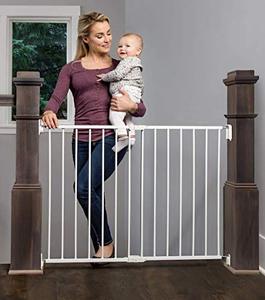 lot 47879 image: Regalo 2-in-1 Extra Wide Stairway and Hallway Walk Through Baby Safety Gate with Mounting Kit
