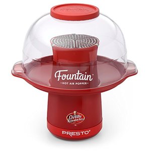 lot 47955 image: Presto 04868 Orville Redenbachers Fountain Hot Air Popper by Presto, Red