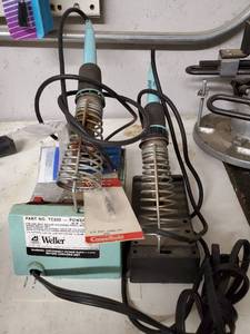 lot 32509 image: (2) Weller Bench Irons