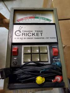 lot 35736 image: Anrique Cricket Transistor Checker