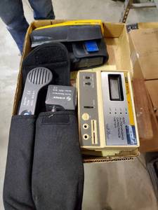 lot 35740 image: Capacitance Checker, Ceiling Height Measure, Stud Finder, Tone Generator