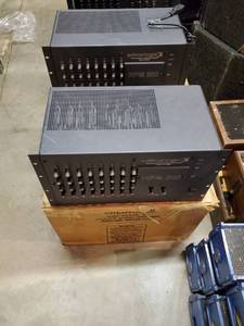 lot 35751 image: (4) Advantage Powered Mixer 8 Channel