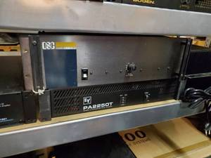 lot 35757 image: EV PA2250T Power Amp, QSC Power Amp