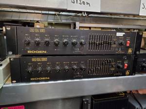 lot 35758 image: Bogen Mixer Amplifiers GS250, GS60