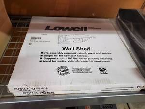 lot 35789 image: (2) Lowell Wall Shelf