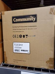 lot 35811 image: New Community R.25-94TZ Outdoor Speaker