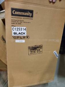 lot 35814 image: (2) Community Speakers Brand New