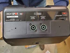 lot 35818 image: (2) Galaxy Speakers, (1) Hot Spot Speaker