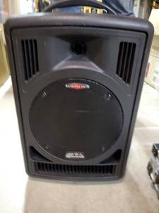 lot 35821 image: (2) Galaxy Battery Powered Speakers