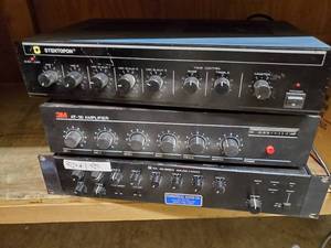 lot 35876 image: (3) Amplifiers