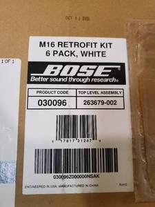 lot 35933 image: (11)Bose M16 Retrofit Kit