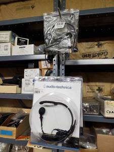 lot 35962 image: (5) Audio Technica Headset Microphones