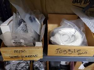 lot 35969 image: Windscreens, Hanging Mic Cables, Stand Mic Adapters, Replacement Heads